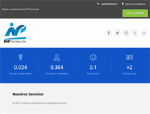Tablet Screenshot of inpformacion.com